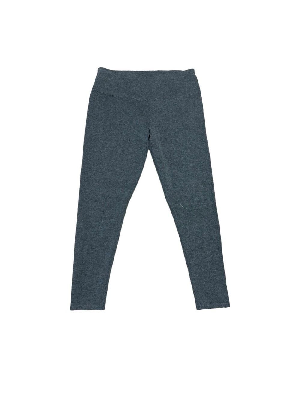 Soft Surroundings Grey Heather Ankle Leggings Small 6-8